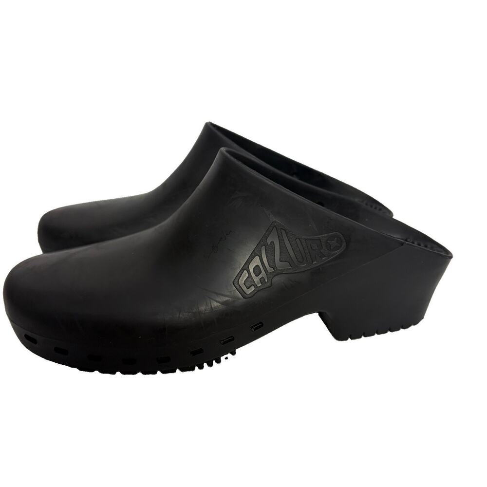 Calzuro Classic Clogs With Holes Black Womens EU Size 42-43